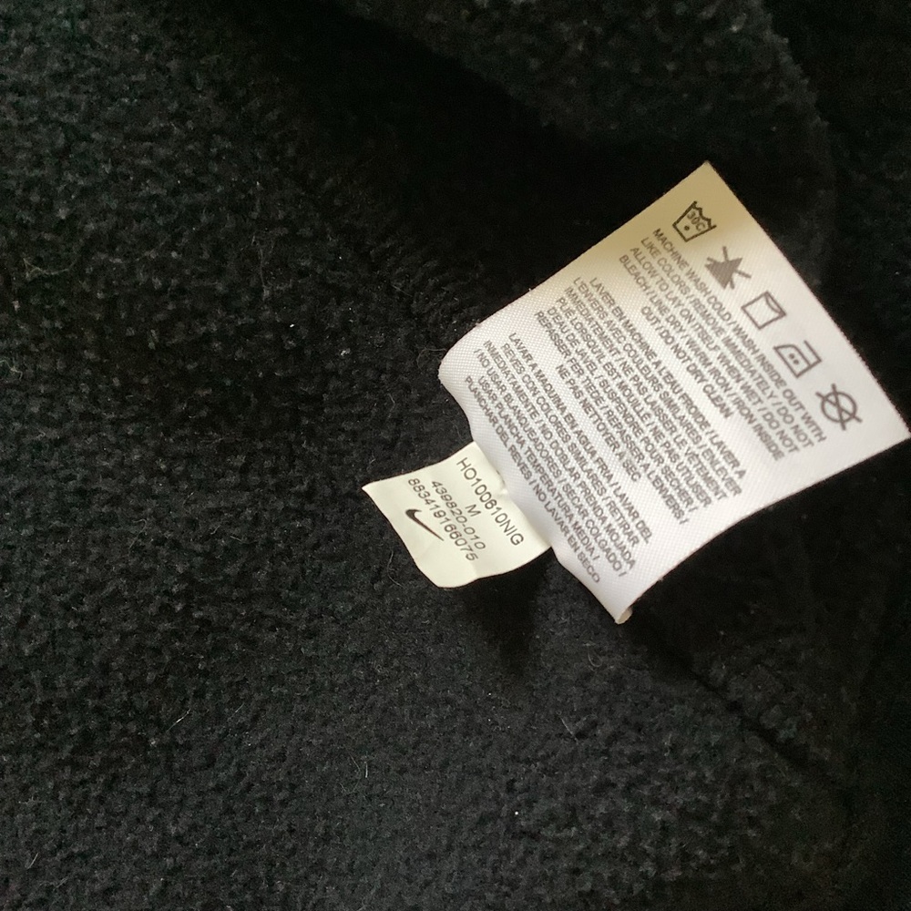 Manny Pacquiao Nike Sportswear Full-Zip Hoodie, size M, BLACK, gold logo, VNTG - Picture 12 of 16